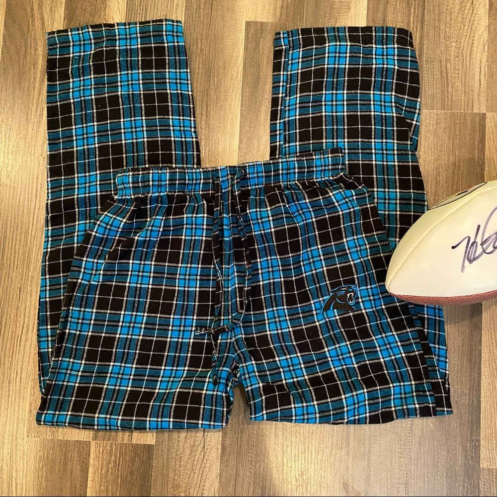 🏈Carolina Panthers Fleece Lounge/Sleep Pants Excellent Condition Size Small🏈